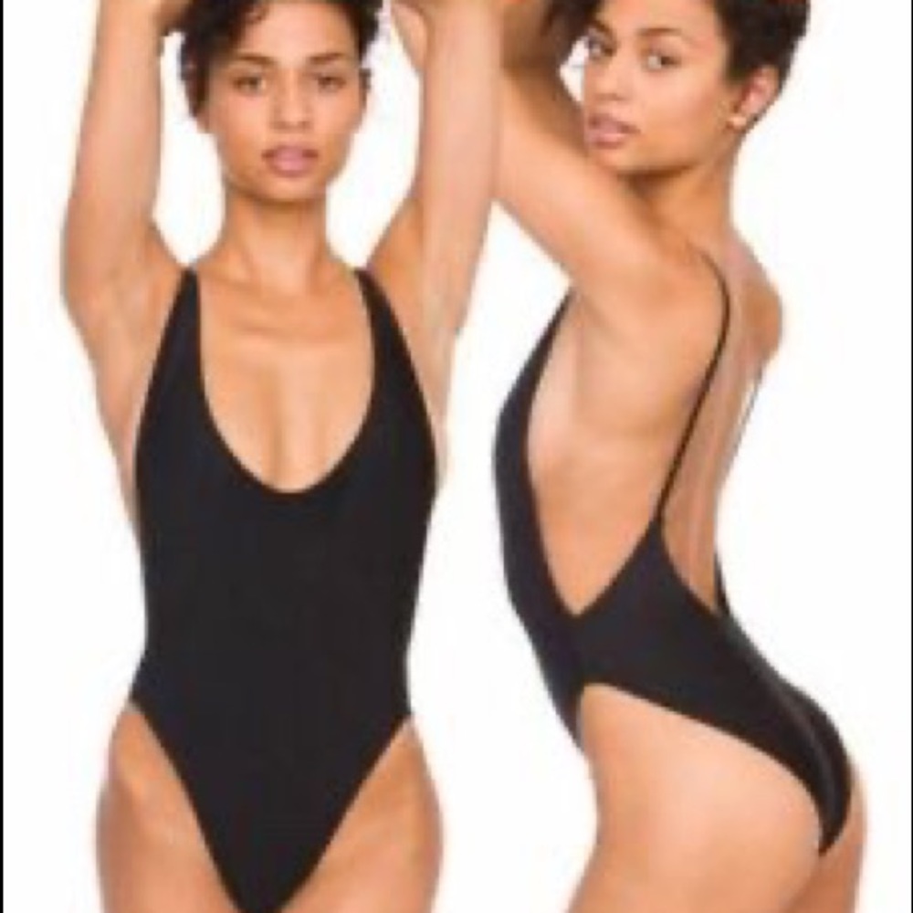American Apparel High Thigh One Piece